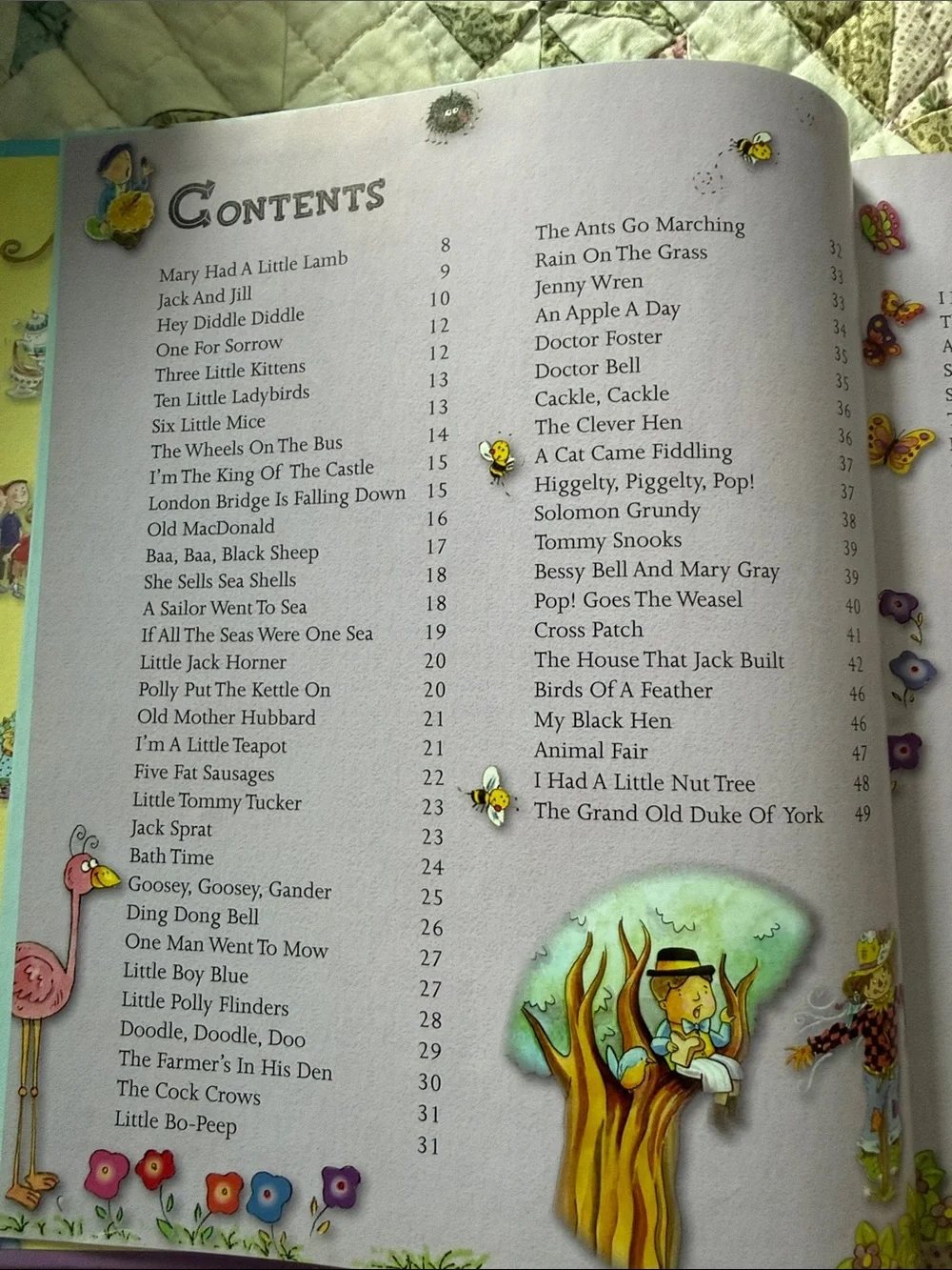Igloo Blue, Yellow, Green, Purple, Red, Cream Nursery Rhyme Book